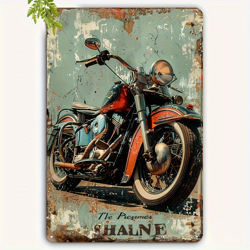 Outdoor Power Bar - Davidson Vintage Motorcycle Metal Tin Sign