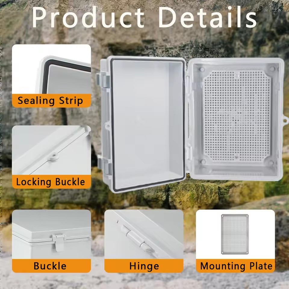 IP66 Electrical Plastic Enclos - Outdoor Power Junction Box review and price