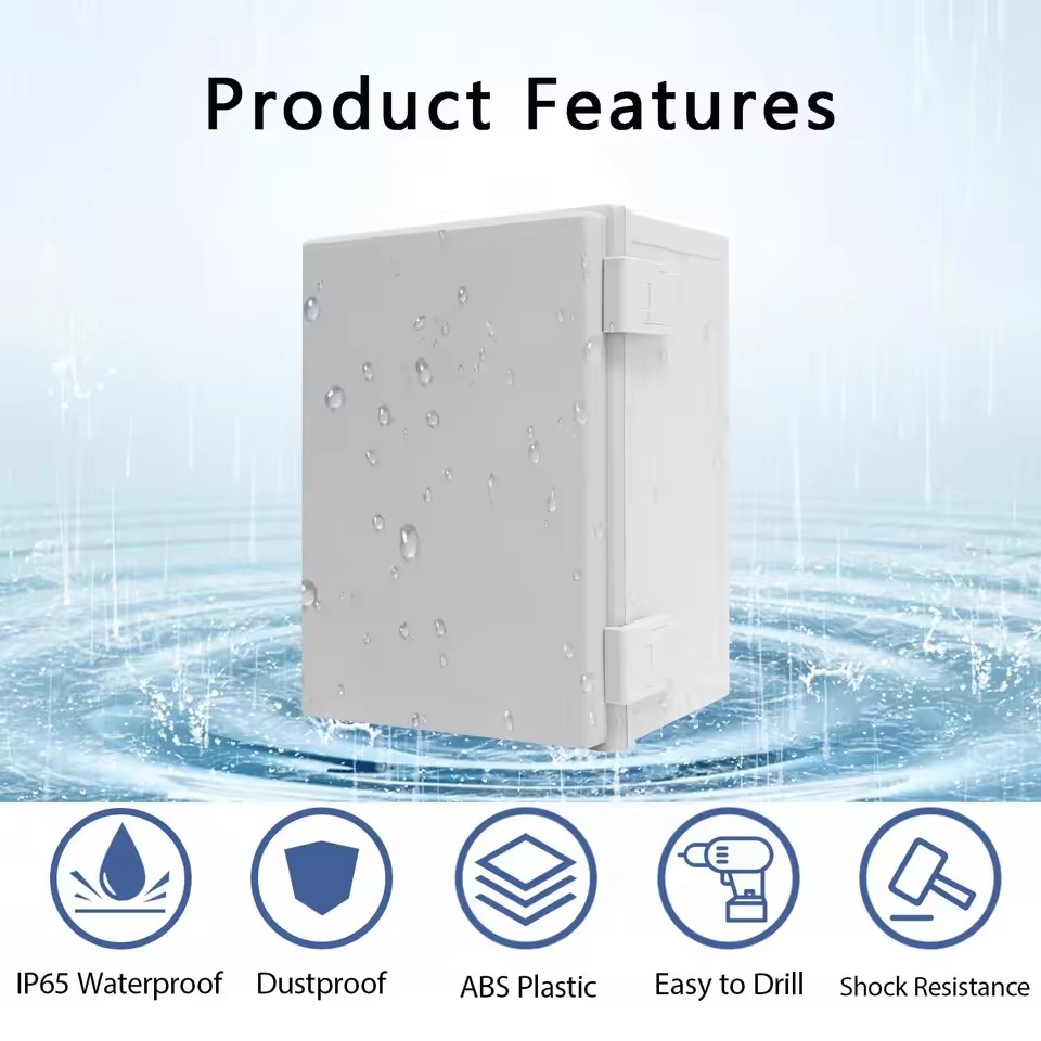 IP66 Electrical Plastic Enclos - Outdoor Power Junction Box review and price