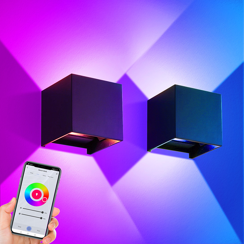 12W LED Outdoor Wall Light RGB - Outdoor Power Point Zigbee review and price