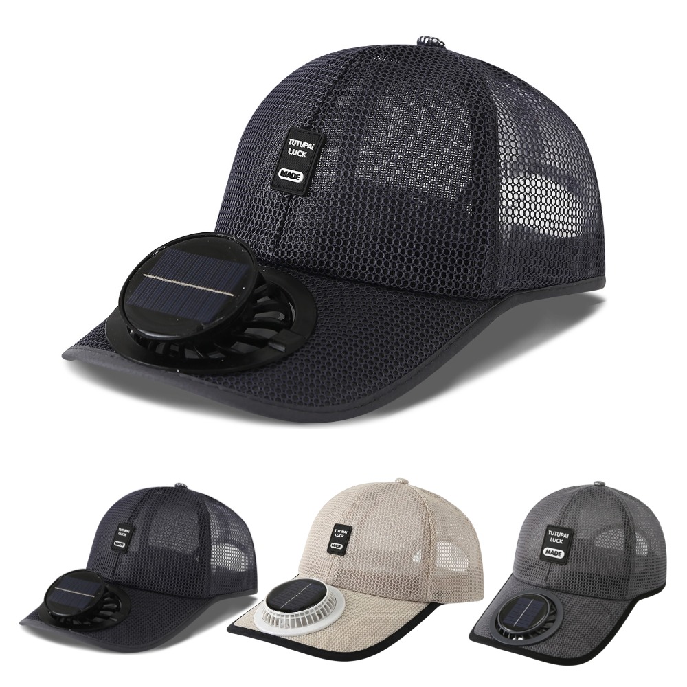 Unisex Solar Powered Fan Cap F - Outdoor Powersports review and price