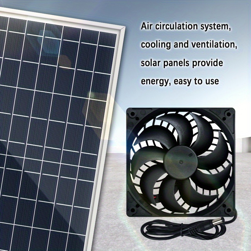 10W Solar Panel Powered Dual E - Outdoor Power Vent review and price