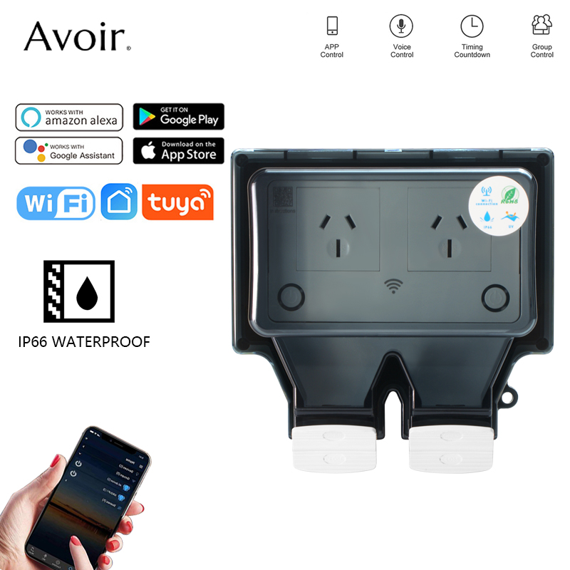 Avoir Tuya Wifi Waterproof Ele - Outdoor Power Equipment Brands review and price