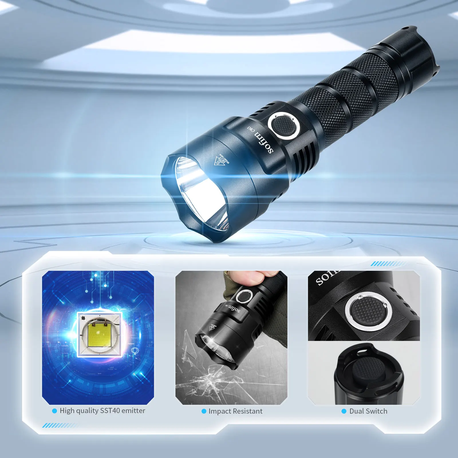 Sofirn C8G SST40 Powerful LED  - Outdoor Power Group review and price