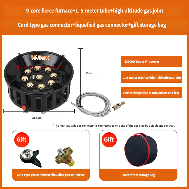 2100W Outdoor Camping Stove Hi - Outdoor Power Equipment Brands review and price