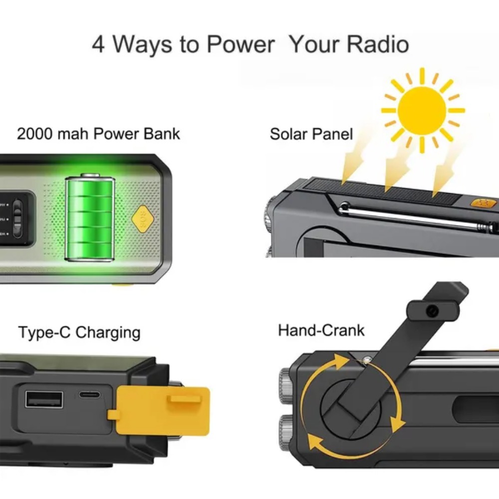 Emergency Solar Hand Crank NOA - Outdoor Power Equipment Brands review and price