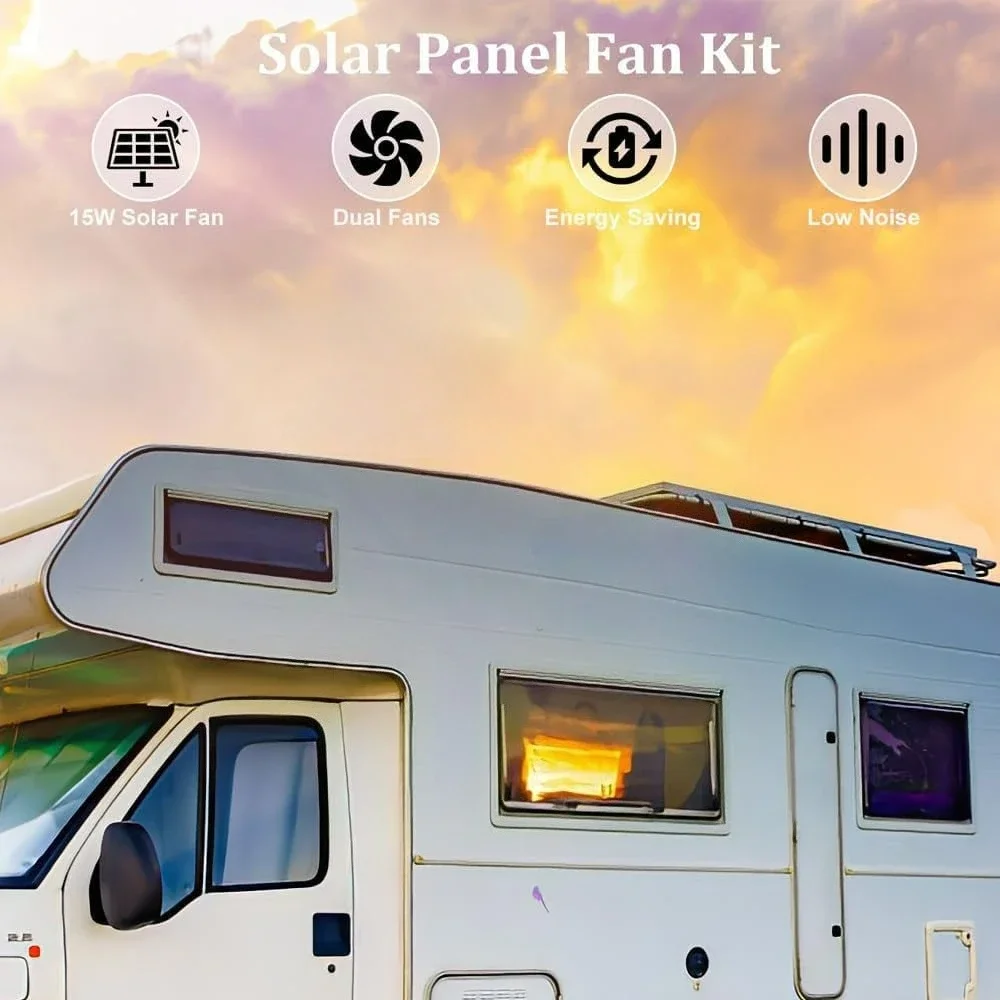 25W Waterproof Solar Fan Kit S - Outdoor Power Vent review and price