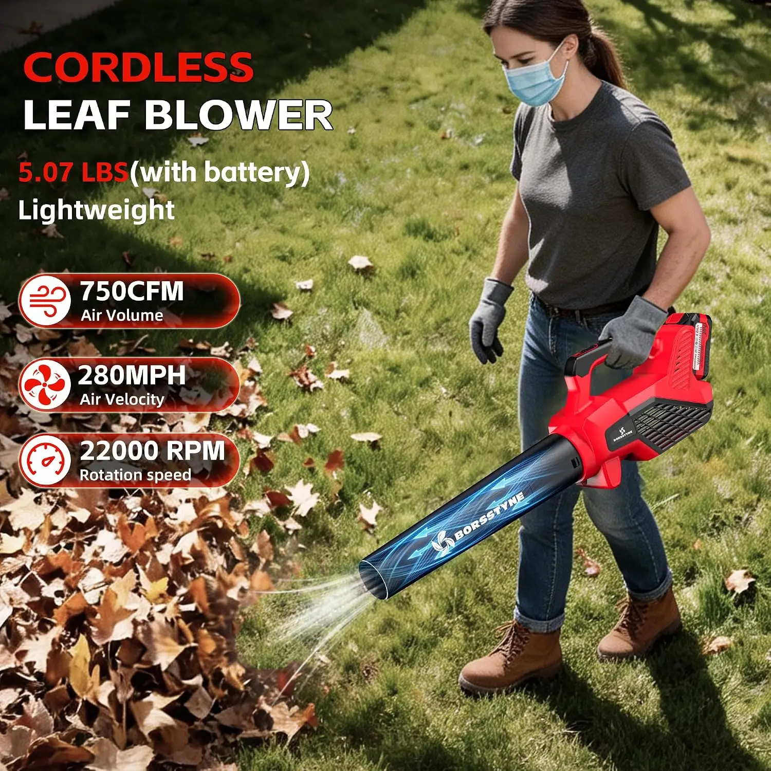 750CFM Leaf Blower Cordless wi - Leaf Blower Cordless review and price